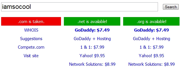 Domain Name Search - See available domain names