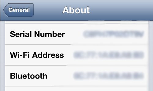 Check iPhone Serial Number