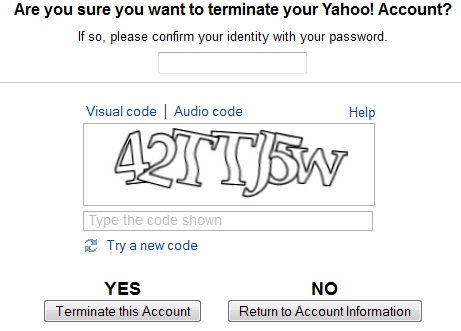 Delete Yahoo Account Delete Yahoo Account