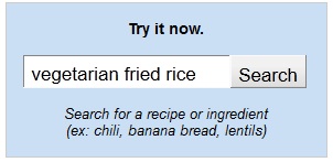 Google Recipe Search