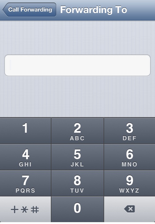 iPhone Add Call Forwarding Number