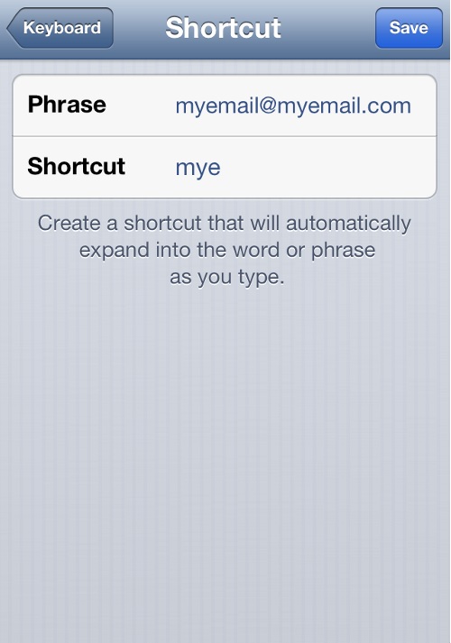 iPhone Create Shortcuts