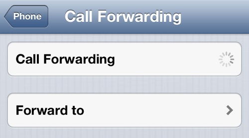 iPhone Setup Call Forwarding