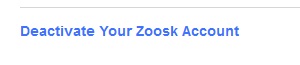Delete Zoosk Account