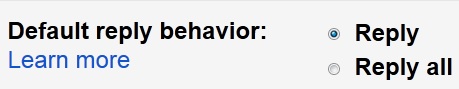 Make Reply All Default Gmail Reply Option