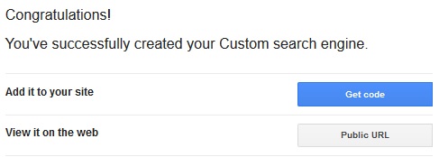 Add Google Custom Search Website Blog