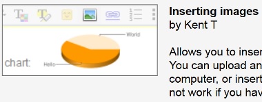 Insert Inline Images Google