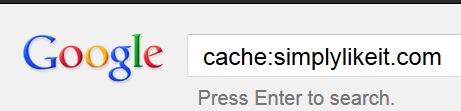 Open Google Cache Page